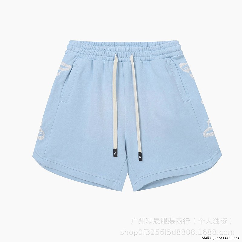 Godspeed Jacquard Street Style Light Blue Shorts