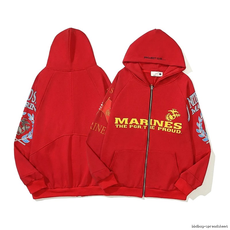 Grailz retro-style red hoodie