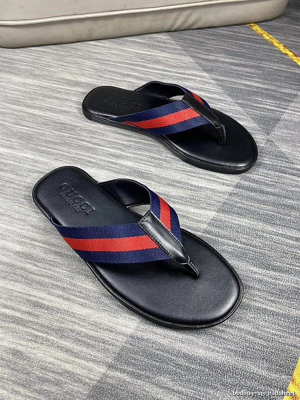 Gucci Classic Web Casual Color-block Flip Flops