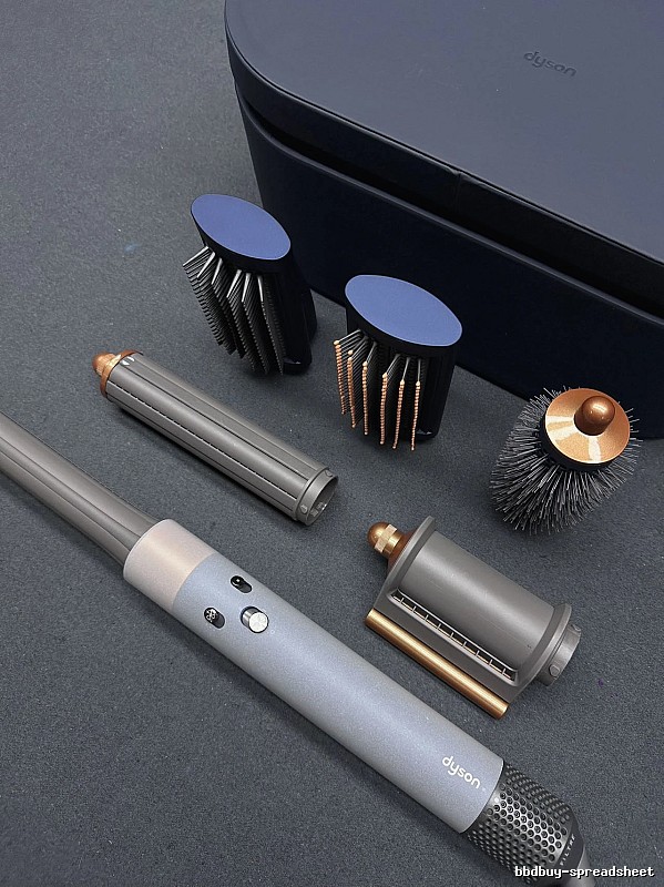 Hair Styler by Dyson with White Multi-attachment Styling Tool Set