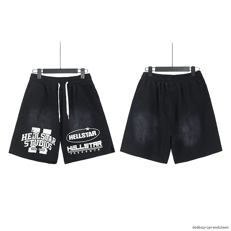 HELLSTAR American-style black shorts