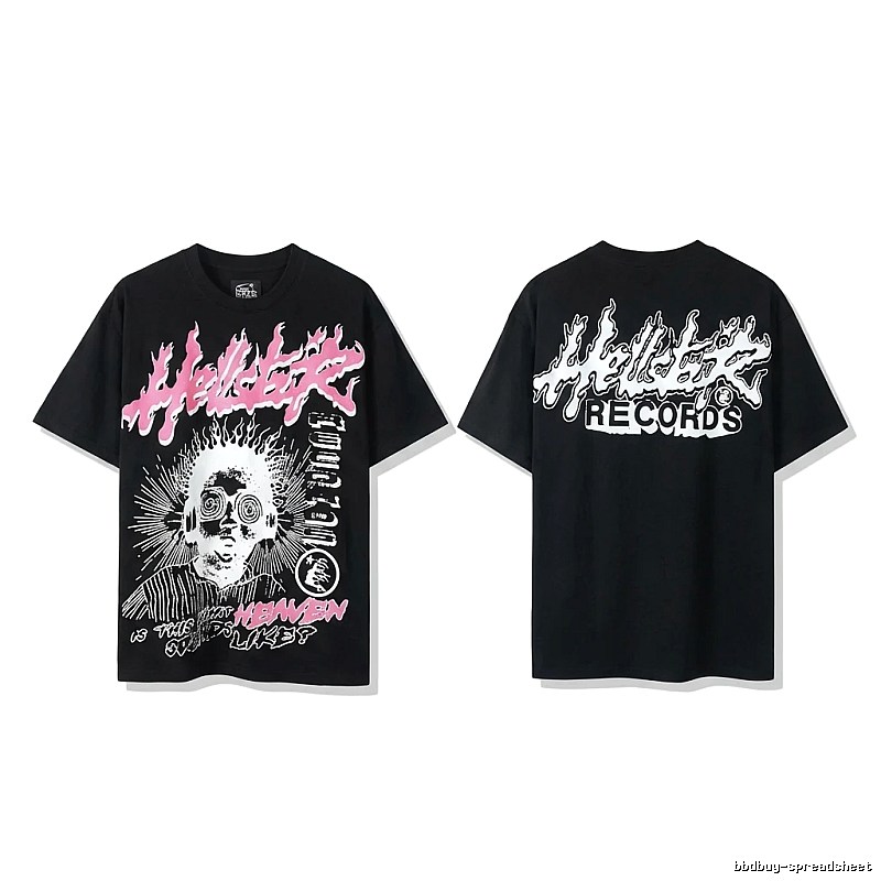 Hellstar Dark Trendy Cool Black T-shirt