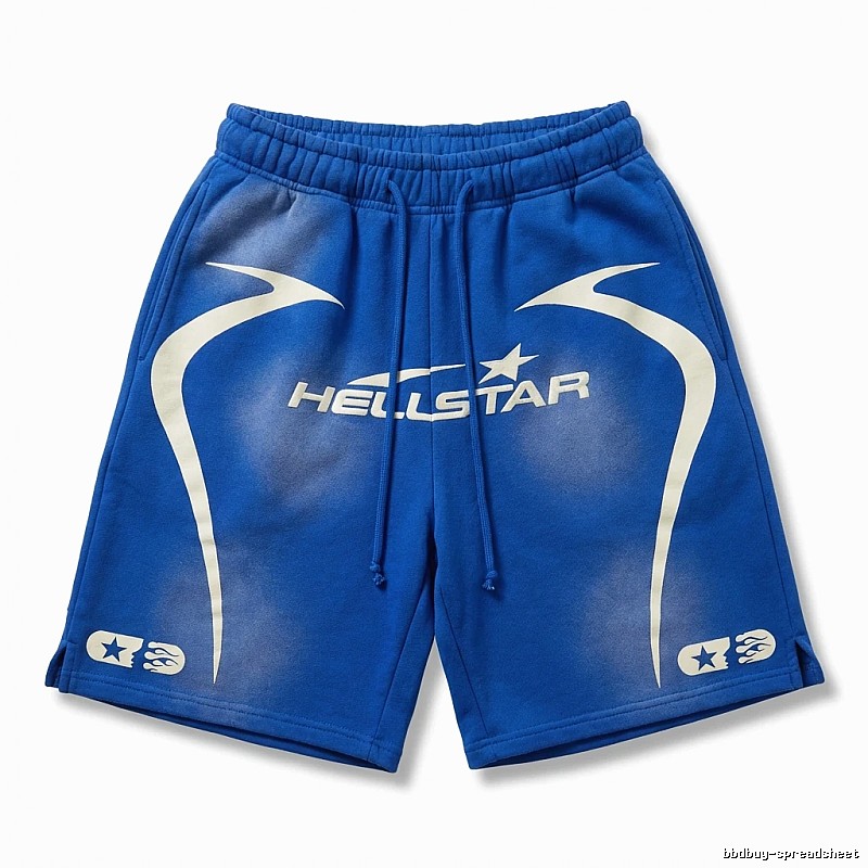 Hellstar Trendy Blue Shorts