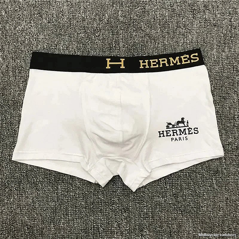 Hermes Travel Logo boxer briefs Black Boxer Briefs with Modern Look