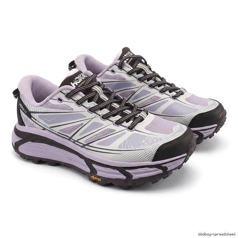 HOKA Trail Running Shoes in Grey-Purple