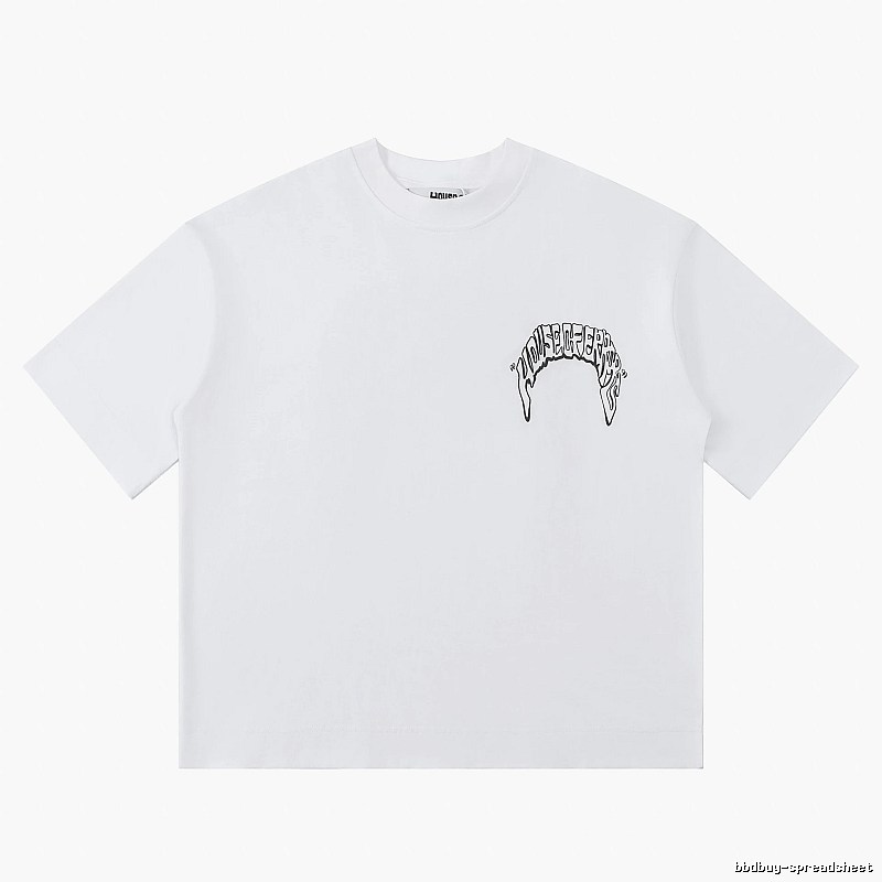 House of Errors Trendy White Short-sleeve Shirt