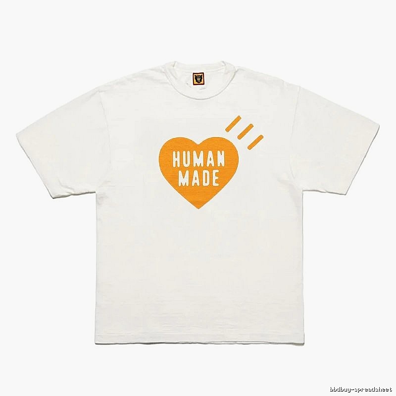 Human Made Compact Heart logo T-shirt Black Green Human for Smart Casual Looks