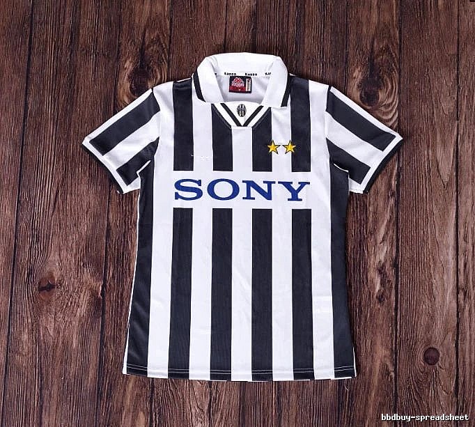 Inter Milan Patterned Brehme #3 soccer jersey Blue Black Striped with Signature Styling