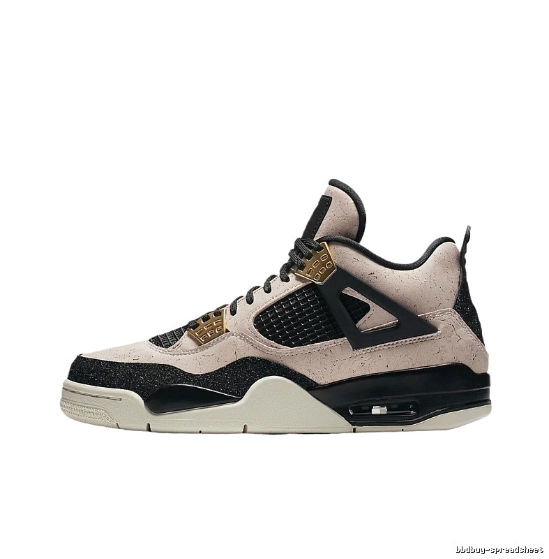 Jordan AJ4 Vintage Black and Grey Shoes