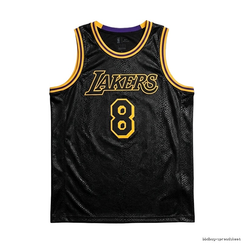 Kobe Lakers No. 8 black vest