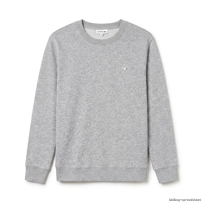 Lacoste basic simple grey sweatshirt