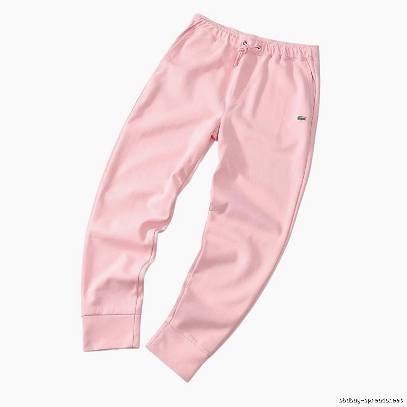 Lacoste simple-style pink sweatpants