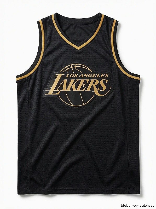 LBJ Lakers retro black jersey