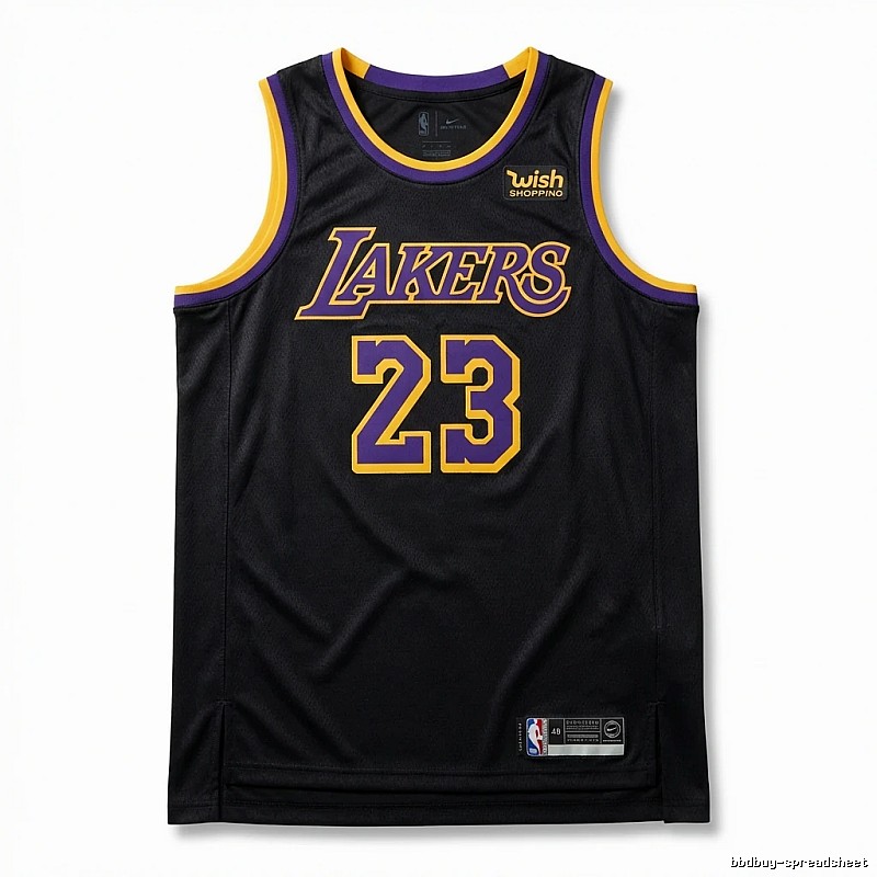LBJ Lakers retro-style jersey
