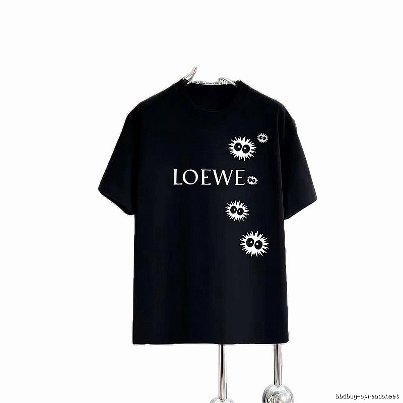 LOEWE Soot Sprite Casual Black T-Shirt