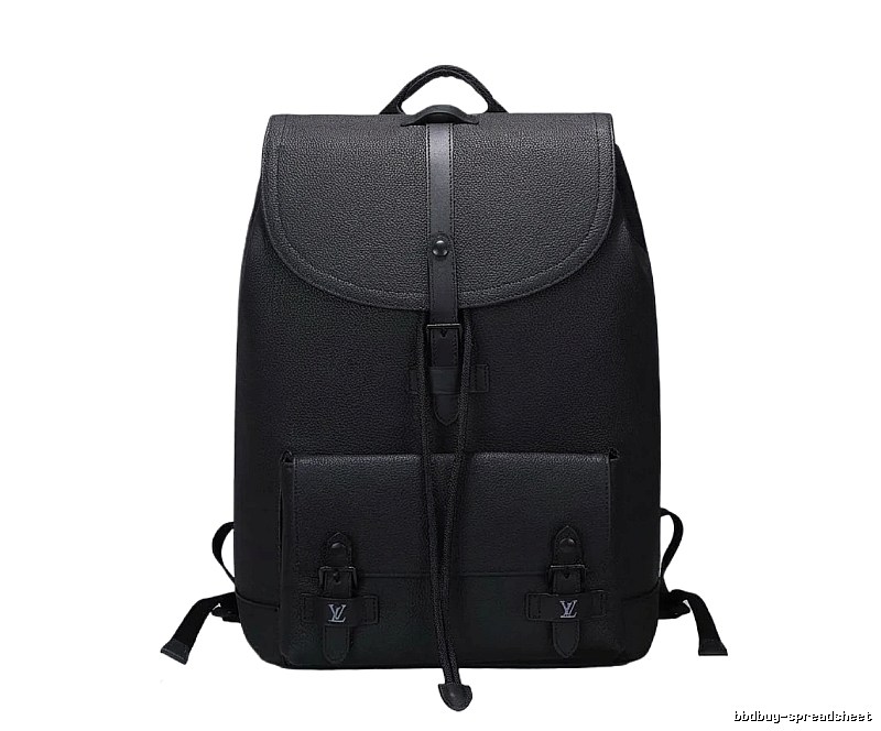 LV classic black backpack
