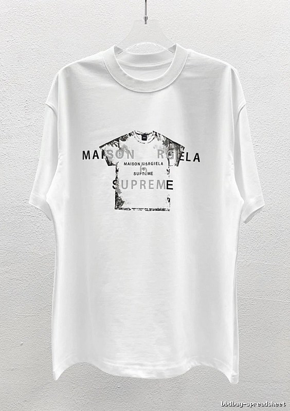 Maison Margiela Co-branded Street Style White T-shirt