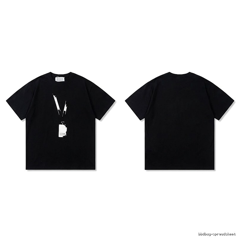 Maison Margiela minimalist black T-shirt