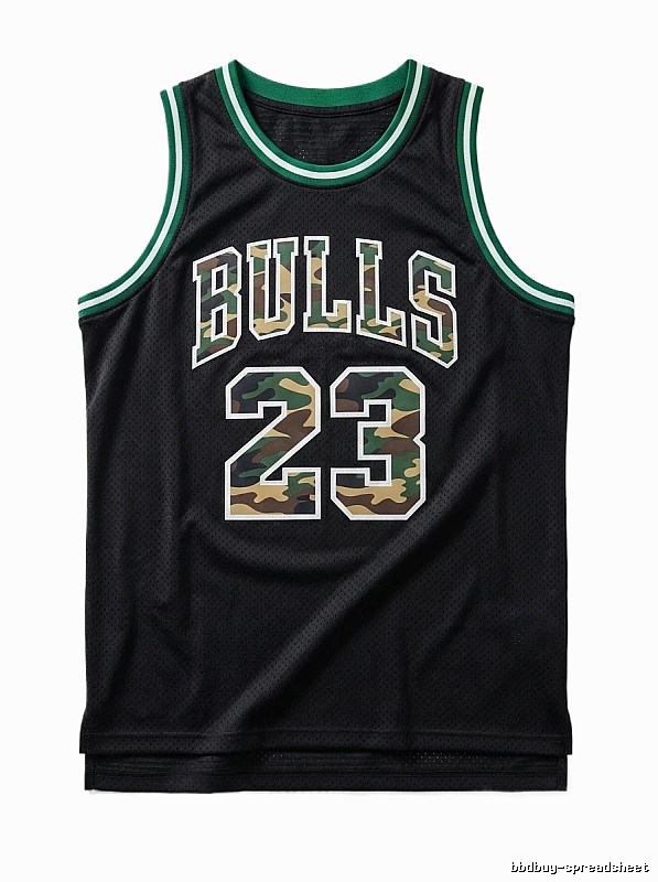 Michael Jordan camouflage-style jersey