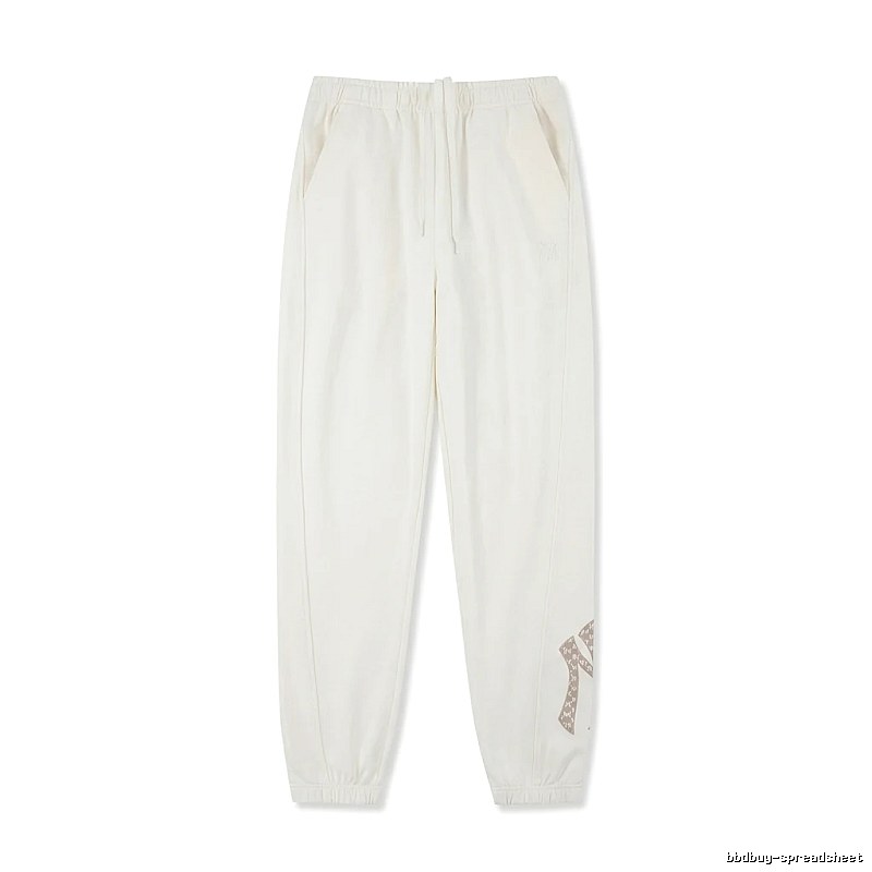 MLB casual style white sweatpants