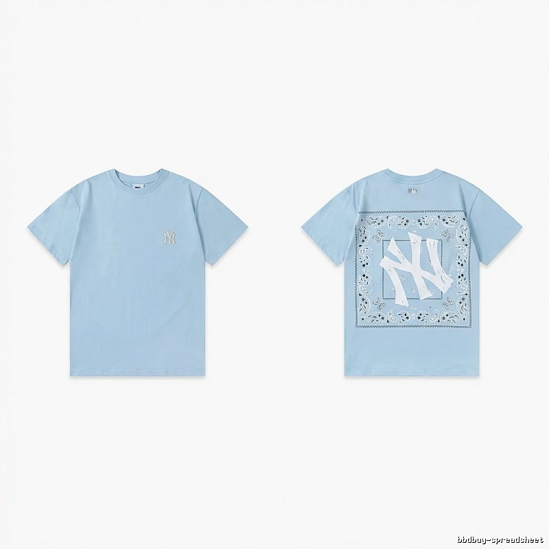 MLB retro light blue T-shirt