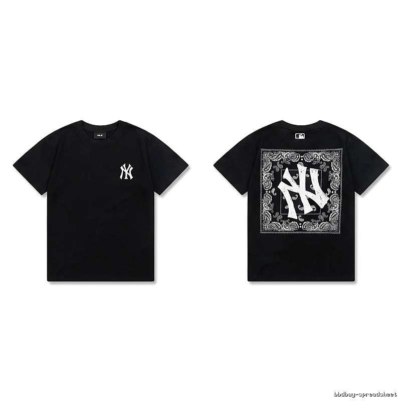MLB Retro Style Black T-shirt