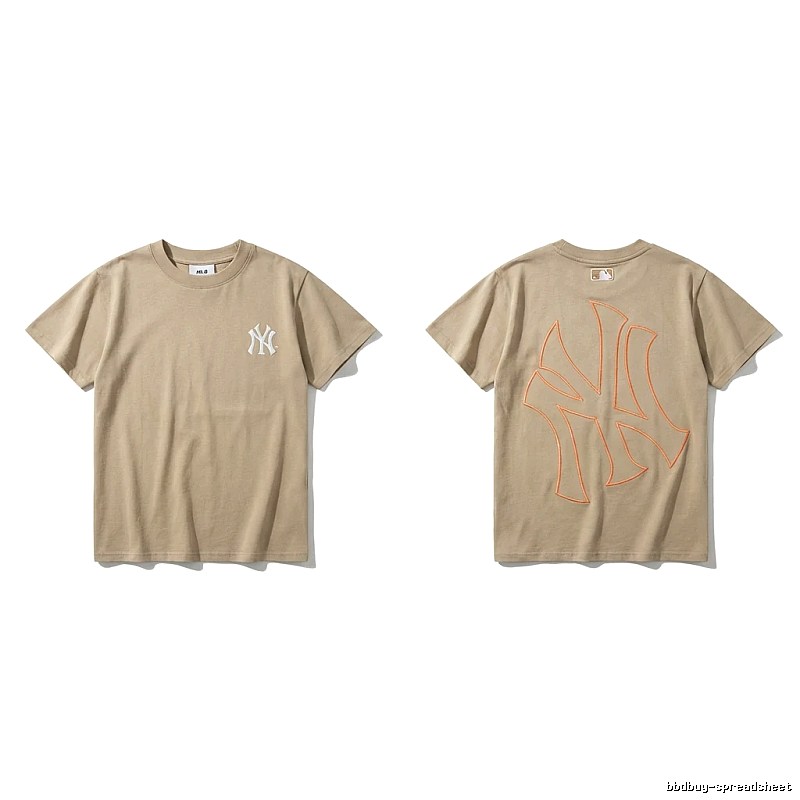 MLB retro style khaki T-shirt