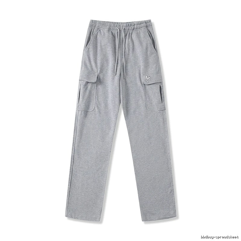 MLB utility-style grey long trousers