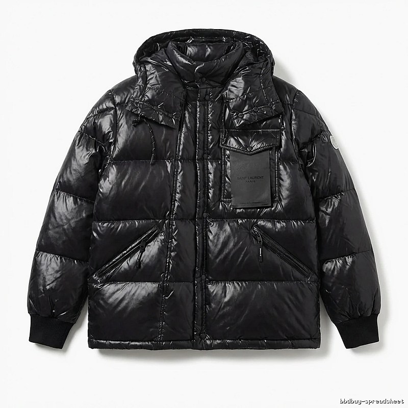 Moncler black trendy and cool down jacket