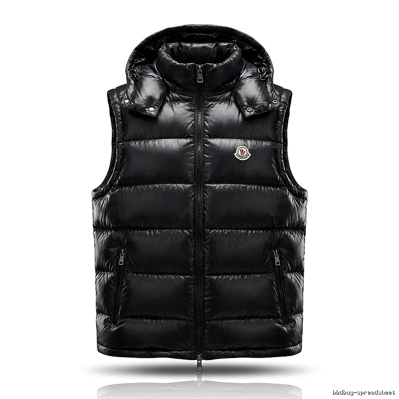 Moncler Black Trendy and Cool Down Vest