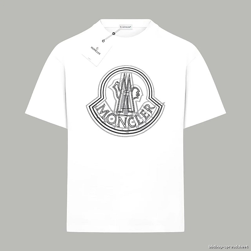 Moncler classic and simple style white T-shirt