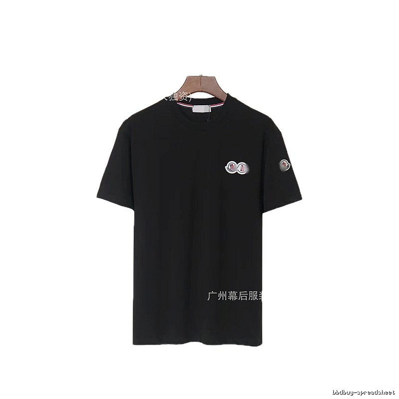 Moncler Co-branded Casual Style Black Short-sleeve T-shirt