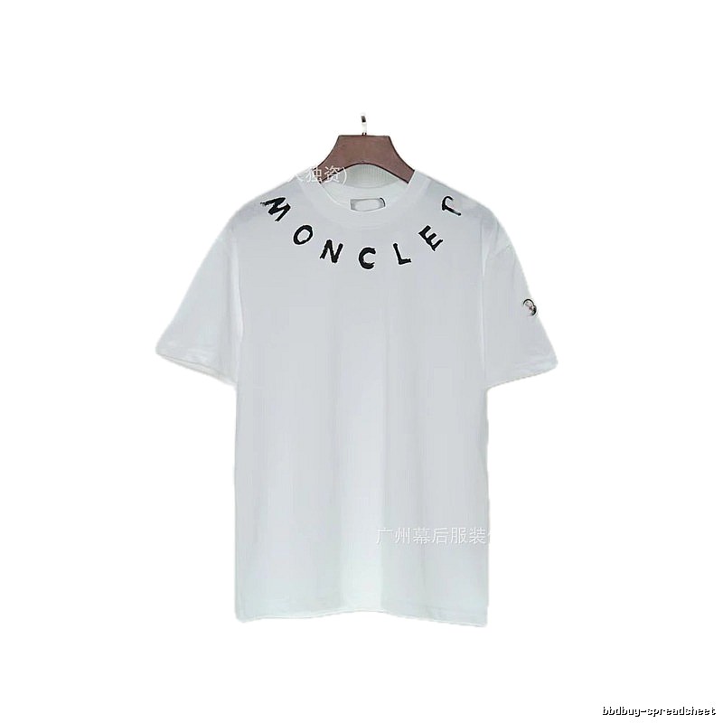 Moncler Graffiti Casual Style White Short-sleeve T-shirt
