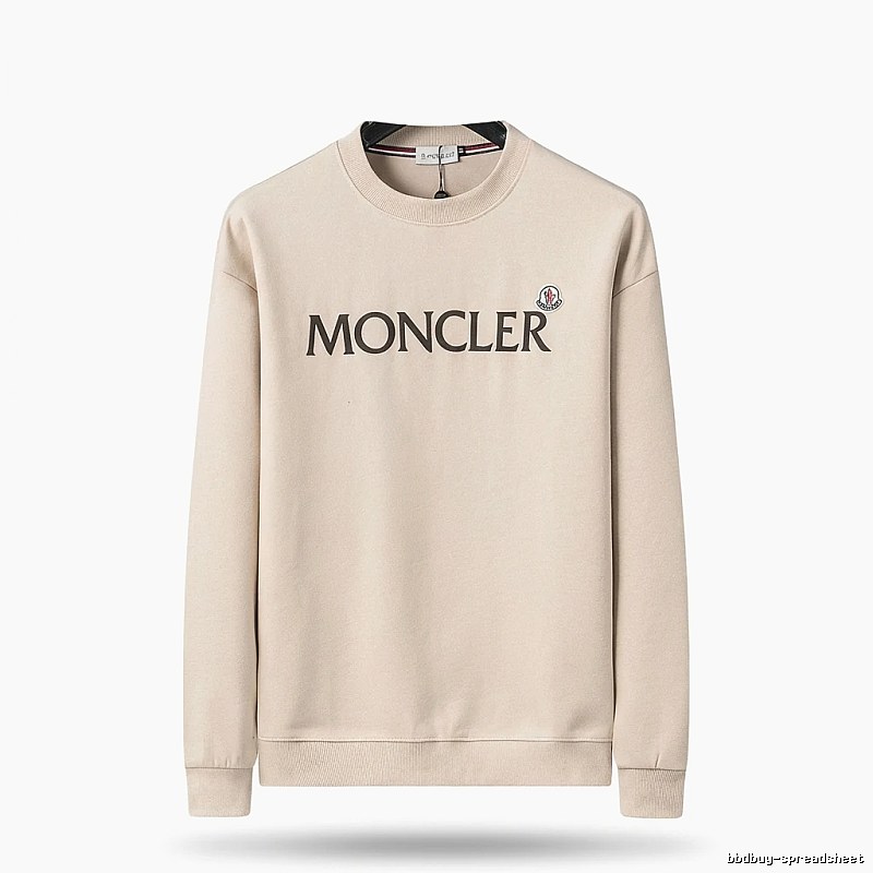 Moncler minimalist beige sweatshirt