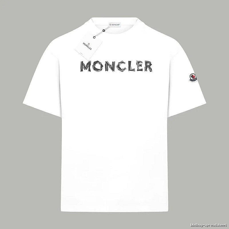 Moncler Simple and Fashionable White T-shirt