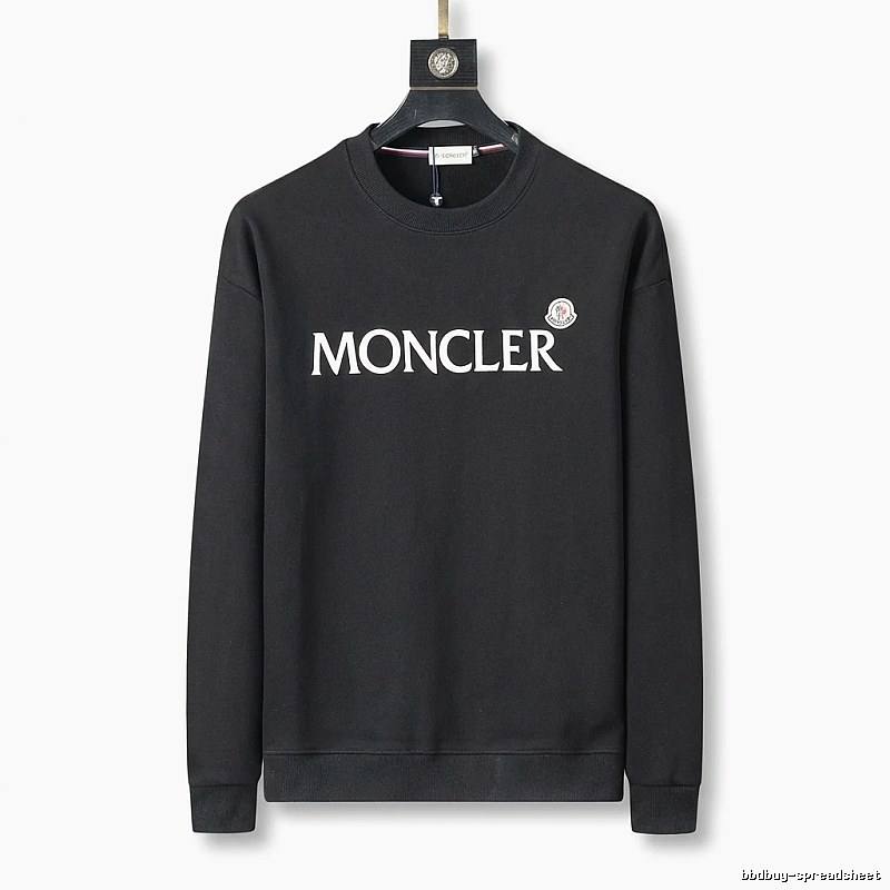 Moncler simple-style black sweatshirt