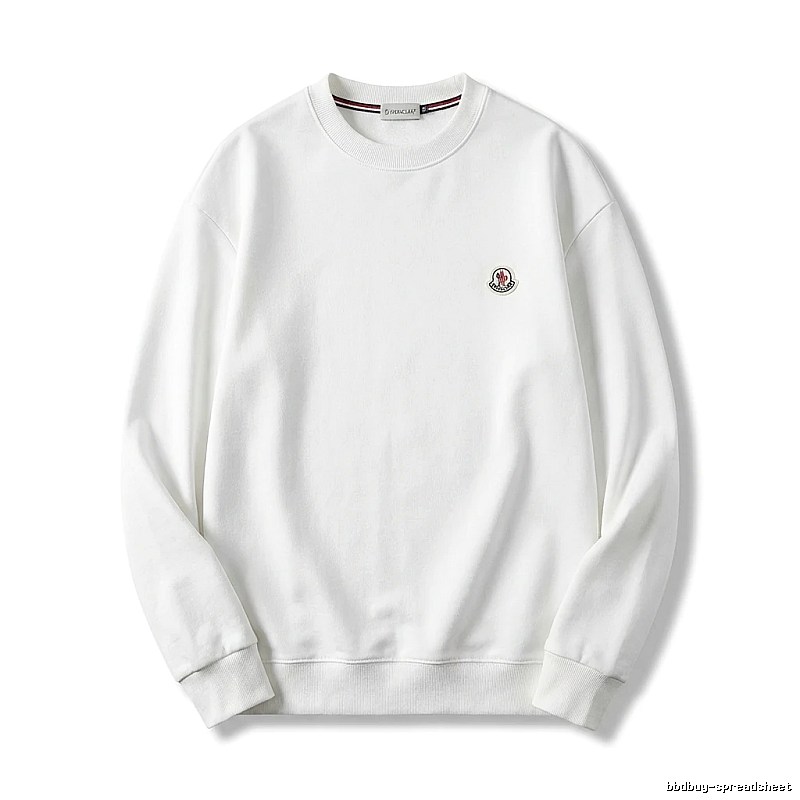 Moncler simple white sweatshirt