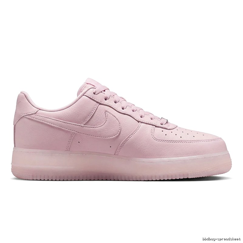 Nike Air Force 1 pink sports shoes