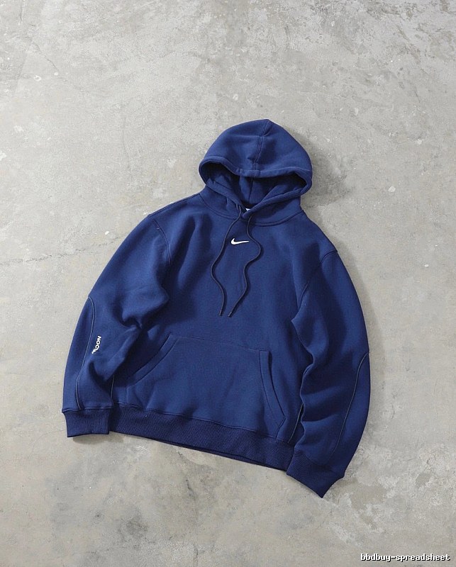 Nike Classic Pullover hoodie Blue Fleece A for Daily Styling