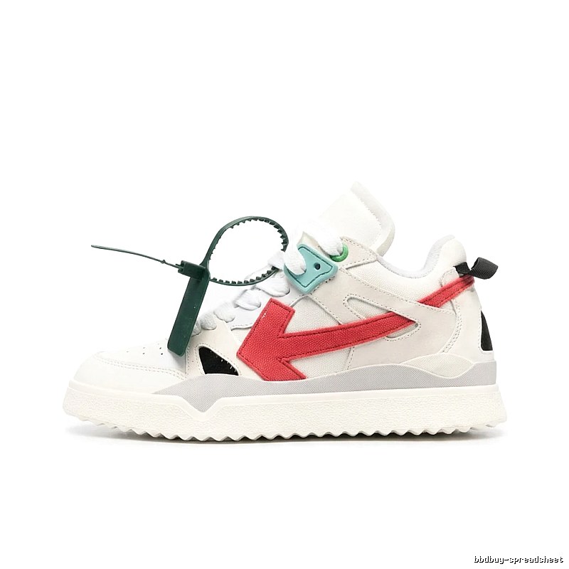 Off-White Arrow Style Casual White Shoes