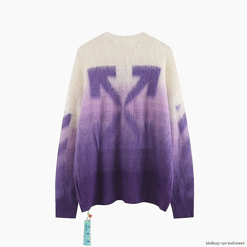 Off-White Gradient Trendy Sweater