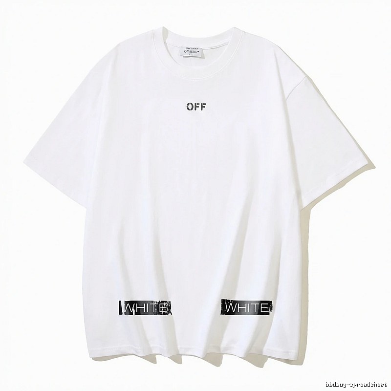 Off-White simple style white T-shirt