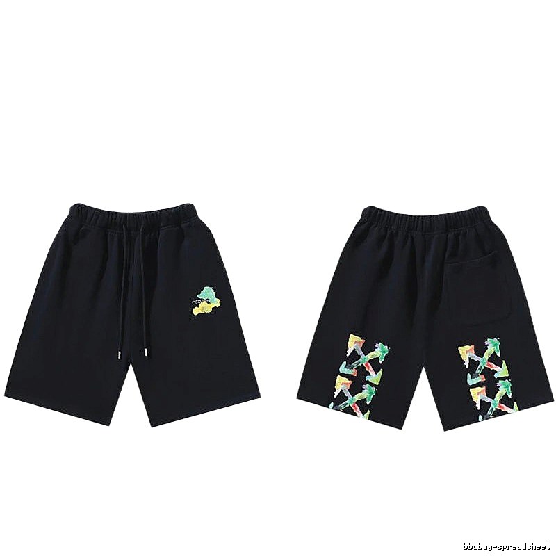 Off-White Style 007 Graffiti Shorts