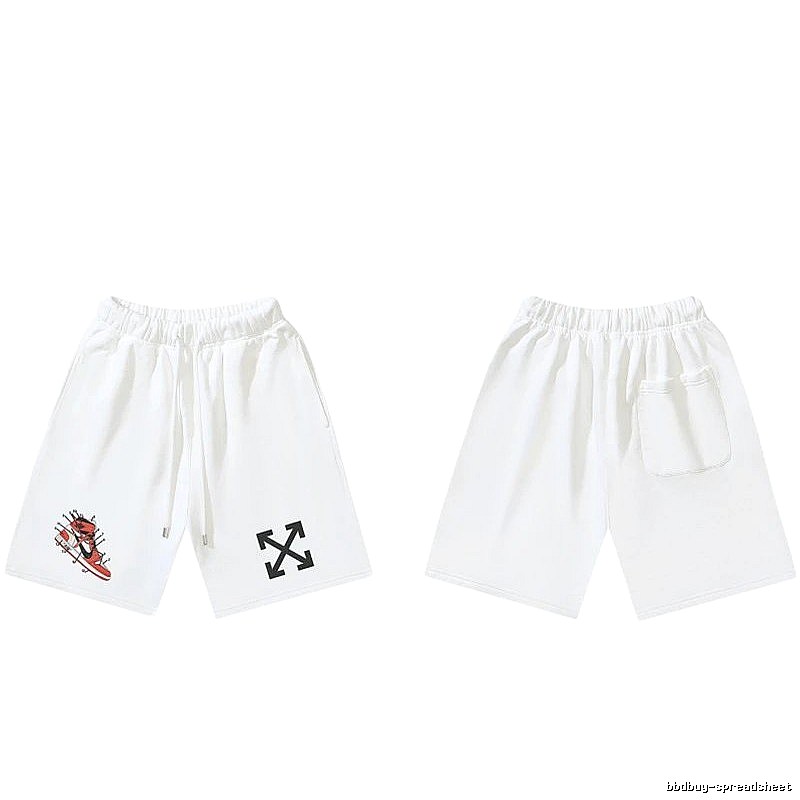 Off-White trendy and cool style white shorts
