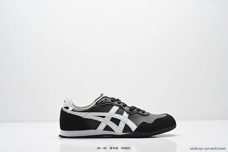 Onitsuka Tiger black-and-white retro sports shoes