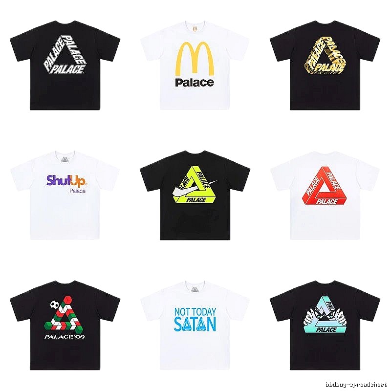 Palace Triangle Series Street Style Multicolor T-shirt