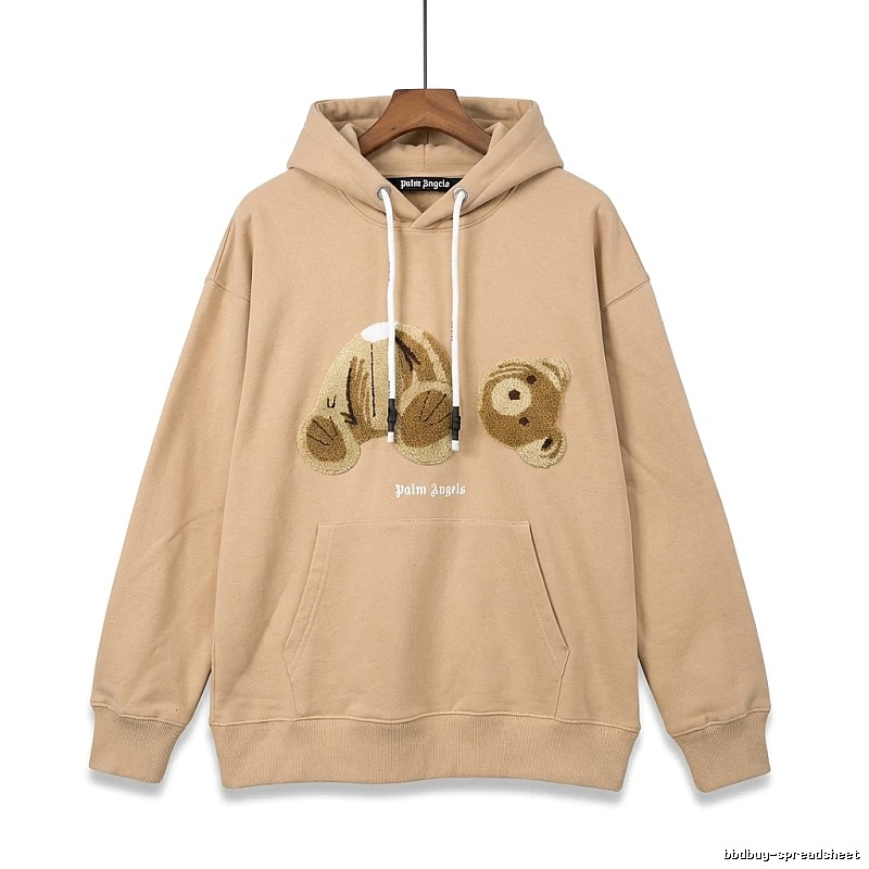 Palm Angels Bear Series Khaki Sweatshirt