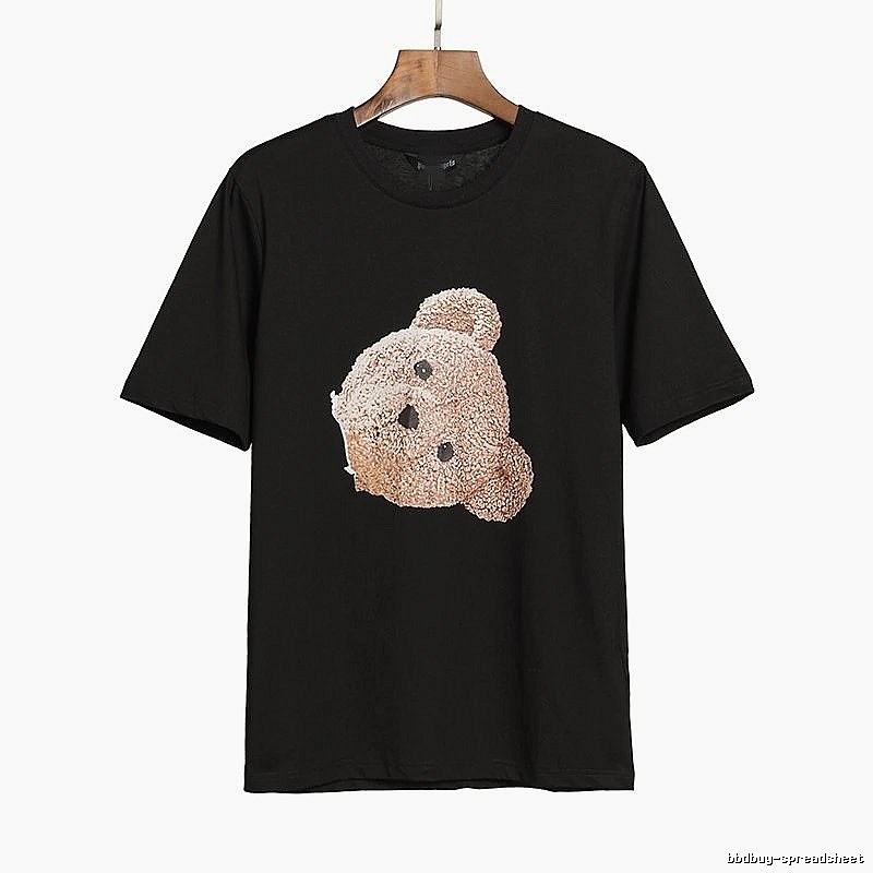 Palm Angels Lightweight Bear graphic T-shirt White Colorful Bear for Gift Ideas