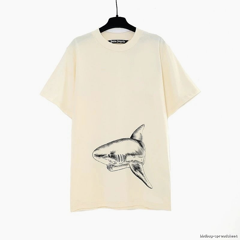 Palm Angels Relaxed Logo T-shirt White Palm Tree with Versatile Design