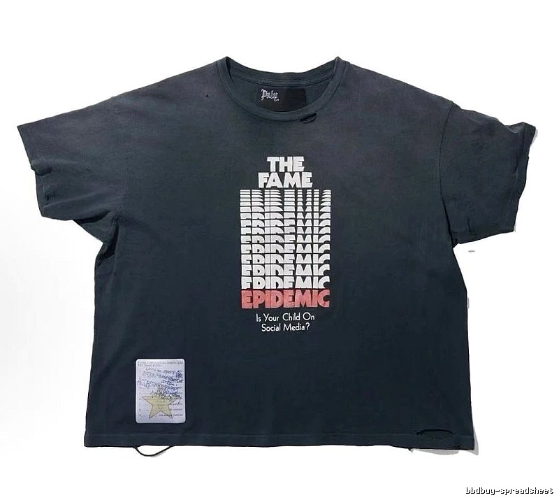 Paly Hollywood Vintage Printed Charcoal Black T-shirt